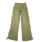 Garage Y2K Women's Sz 00 Flare Boot Cut Cargo Pants Baggy Army Green Utility Photo 1