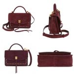 Rebecca Minkoff Small Darren Crossbody Messenger Bag Garnet NWT Photo 3
