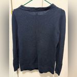 Nautica  Women’s Large Dark Blue Cable Knit Sweater Photo 1