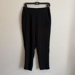J.Crew  Jamie Pull On Pant with Elastic Waist Black Size 6 1917 Photo 1
