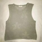 By Together Womens Flower Knit Sweater Vest Photo 0