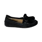 Lauren Ralph Lauren Shoes Womens 6B Black Bayleigh Bow Driving Moccasin Flats Size 6 Photo 2