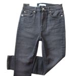 7 For All Mankind NWT High Waist Ankle Skinny in b(air) Evening Gray Jeans 27 Photo 2
