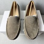 Quince  100% Suede Driver Loafer Medium Brown Shoes 8 NWT Photo 1