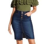 Big star Stella High Rise Denim Pencil Skirt Size 26 Small Photo 7