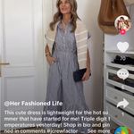 J.Crew NEW  Factory Amelia Maxi Shirt Dress In Stripe Cotton Poplin Photo 4