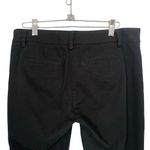 CAbi Women's Size 6 Solid Black Pique Textured Ankle Cropped Casual Dress Pants Photo 4