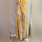 ASOS  crop top maxi dress yellow size US 8 Photo 12