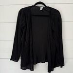 & Other Stories & Other Stories Women’s 6 Black Open Cardigan Shirt Blouse Photo 0