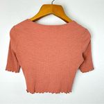 Nectar Clothing  Ribbed Cropped Shirt • Sz S Photo 2