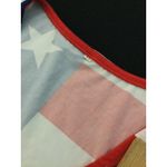 American Flag Dress Women's XL‎ Cold Shoulder Stars and Stripes Patriotic Blue Photo 3