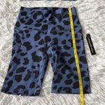 Catherine Malandrino  2 piece set Sports bra & biker shorts Navy Cheetah Medium Photo 6