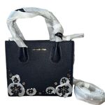 Michael Kors  Floral Mercer Medium Leather Messenger Bag Photo 6