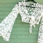 Nasty Gal collection sheer crop top Photo 3