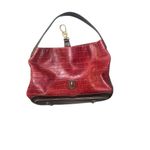 Dooney & Bourke Elegant Red Crocodile-Embossed Women's Bag Photo 9