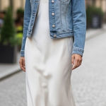 Kut From The Kloth Classic Blue Denim Jean Jacket Women's Small Photo 0