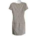 Ralph Lauren Black Label Wool-Blend Black & White Houndstooth Mod Dress, Size 4 Photo 3