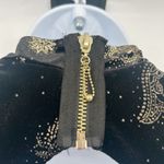 Ecote  UO Womens Black Velvet Celestial Moon Sun Stars Zodiac Print Dress Size S Photo 5