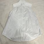 Proenza Schouler  Sleveless 100% Cotton White Top Size 6 Photo 4