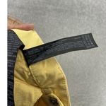 ZARA  Women's Pants Solid Yellow Size 32 Pleated 100% Cotton Photo 2
