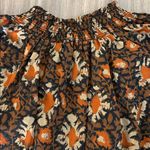 Free People Willow Printed Puff Sleeve Blouse Top Size XS Photo 8