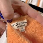 For Love & Lemons NWT Knitwear Gwen Fuzzy Crop Tank - Light Orange Photo 5