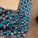 Croft & Barrow  3/4 Sleeve‎ Geometric V Neck Blouse Size 1X Photo 2