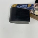 Steven New York Mules Womens 7 Leather Snakeskin Deandra Slip On Bright New Purple Photo 7