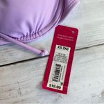 Xhilaration Lavender Swimsuit Adjustable Spaghetti Straps Padded Cups Bikini Top Sz XS NWT Photo 5