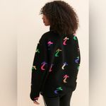 Parks Project National  Night Shrooms Trail Sherpa Snap Sweatshirt Unisex sz S-M Photo 1