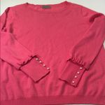 Joseph  Women's Vibrant Pink Crew Neck Sweater Photo 15