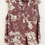 Torrid  Harper Tank Gauze Pullover Blouse Purple Officewear Floral Comfy Casual Photo 0
