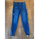 Spanx high rise distressed skinny jeans size M Photo 12