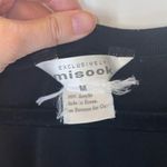 Misook Exclusively  Black Acrylic Knit Short Sleeve Scoop Neck Dress Size Medium Photo 1