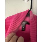 AQUA  Cashmere Sweater Womens XS Pink Turtleneck‎ Pullover Ribbed Hem Long Sleeve Photo 6