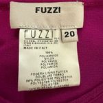 Fuzzi Italy Magenta Fuchsia Fluid Mesh Tulle Midi Long Sleeve Dress $450 20 Pink Size undefined Photo 7