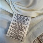 Betsey Johnson  off White Sequin Short Sleeve t shirt style mini dress NWOT large Photo 2