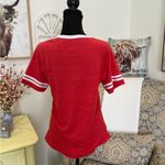 Blue 84 Ole Miss  Vibrant Red Tee Photo 2