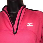 Mizuno  Pink & Black Quarter Zip Athletic Top Photo 2