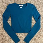 Aritzia Babaton Size XS Dark Green Contour Long Sleeve Top! Photo 0