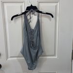 Dippin' Daisy's Dippin daisy’s swimwear Stone/Grey Lace up one piece bathing suit size small Photo 3