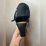 Dolce Vita Open Toed Suede Booties Size 8 Black Boots Photo 2