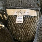 Fever Small Medium Multicolor Windowpane Plaid Poncho Pullover Cowl Neck Sweater Photo 4