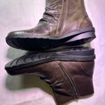 Clarks  Dark Brown Leather Winter Boots Photo 6