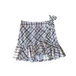 Veronica Beard Memphis Ruffle Plaid Mini Skirt Photo 6