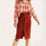 Free People  Siena Plaid Square Neck Pullover Photo 0