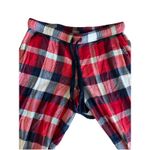 Aerie  Plaid Flannel Sleep Pants Size Small Red Blue Cotton Photo 3