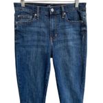 Gap Denim High Rise Legging 2/26 Regular Dark Indigo Raw hem - Excellent Photo 3