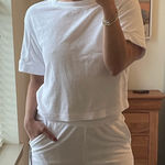 Stateside  Terrycloth Crew Neck Tee Photo 0