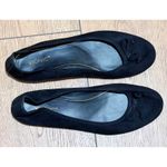 Vionic  Callisto Black Suede Ballet Flats Bow Detail Womens 11 Orthopedic Shoes Photo 1